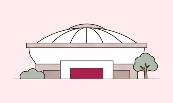 충청 지역 랜드마크 일러스트